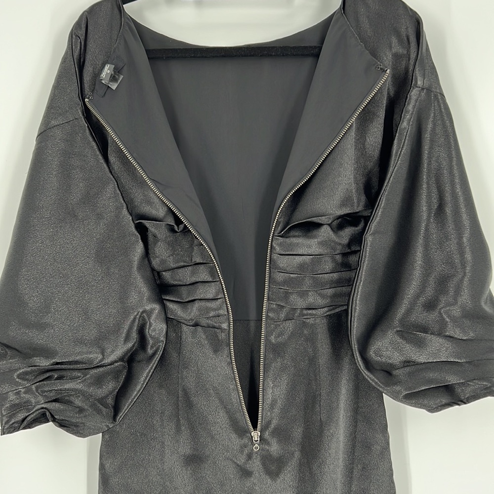 h:ours Cristiano Mini Dress in Black Noir Small - Picture 9 of 11